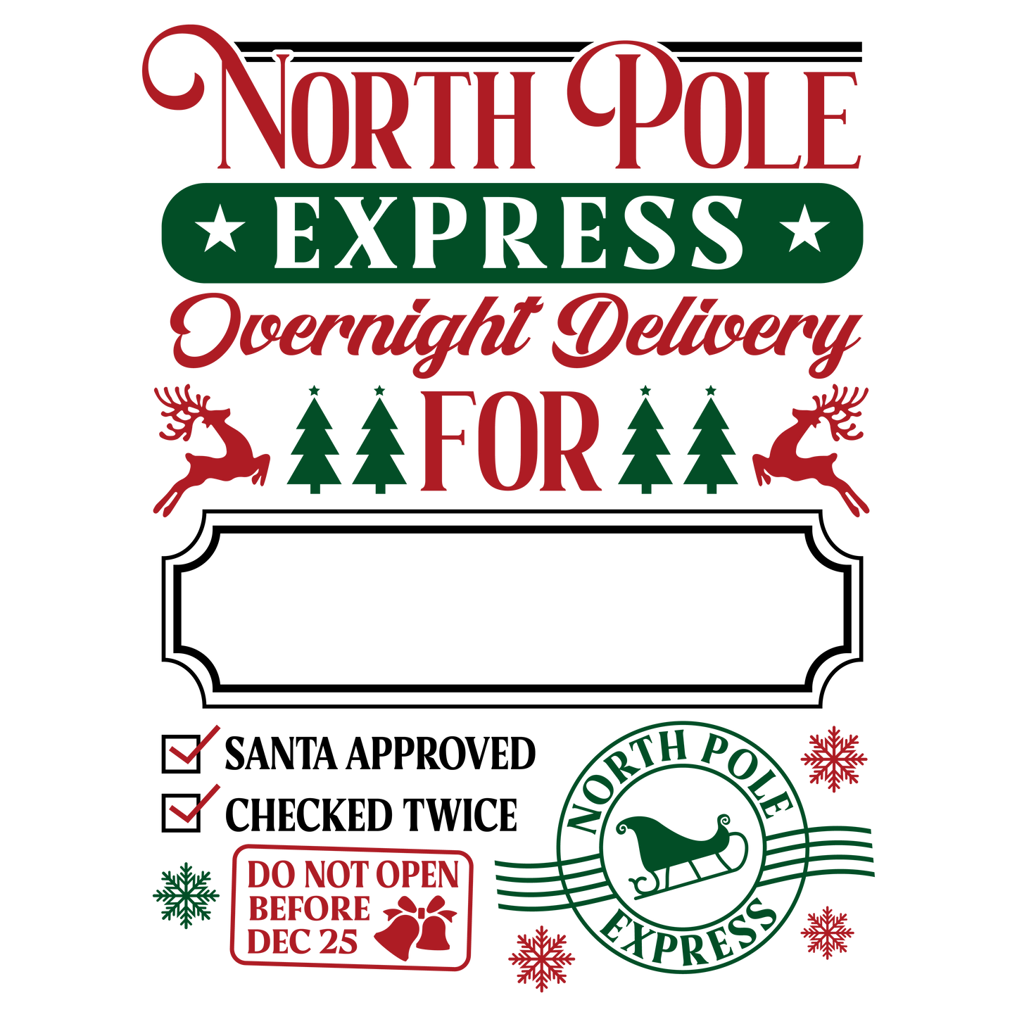 Personalized Santa Sacks