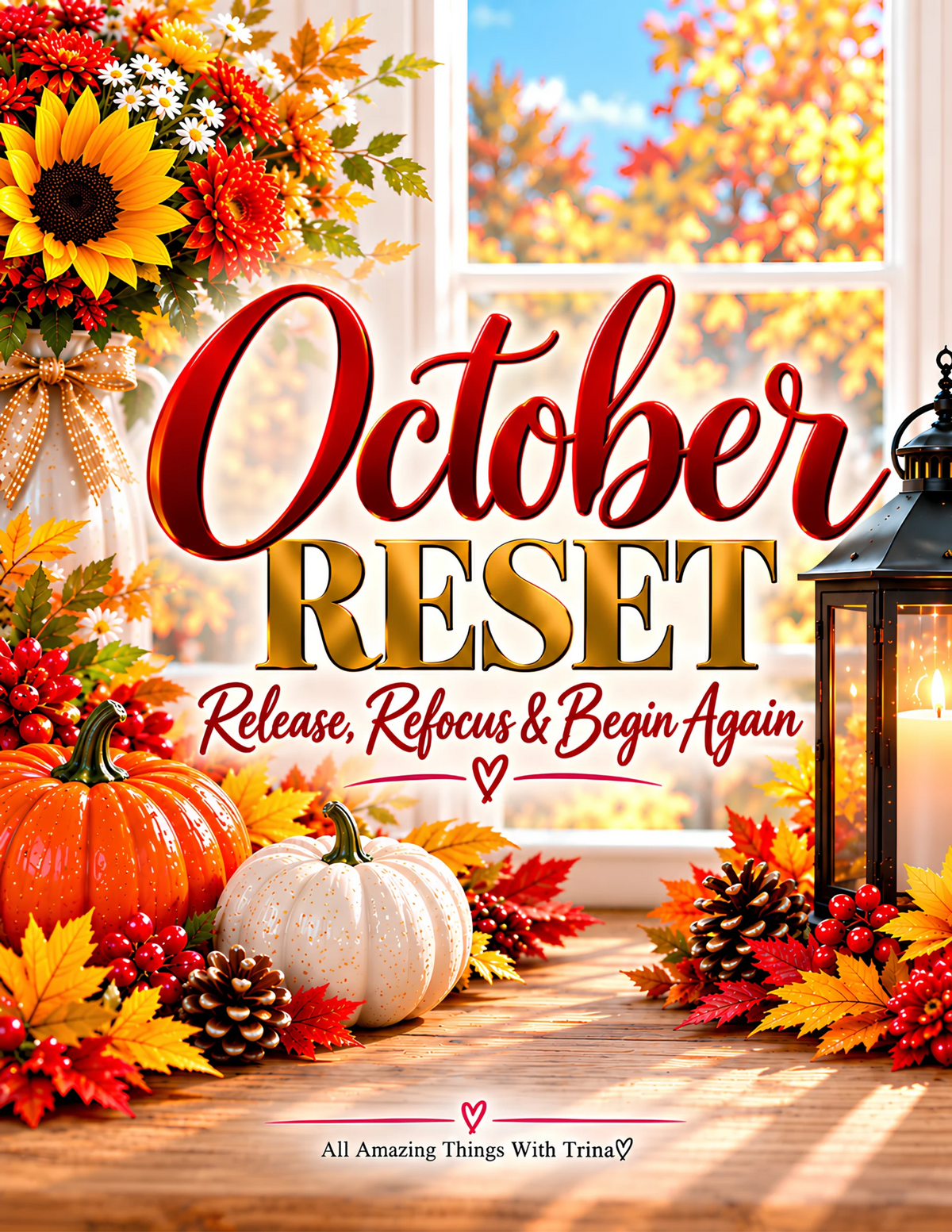 October Reset 🍂 | Your Guide to Release, Refocus & Begin Again | DIGITAL DOWNLOAD