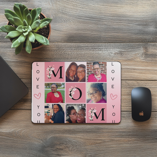 Personalized "MOM" Mouse Pad