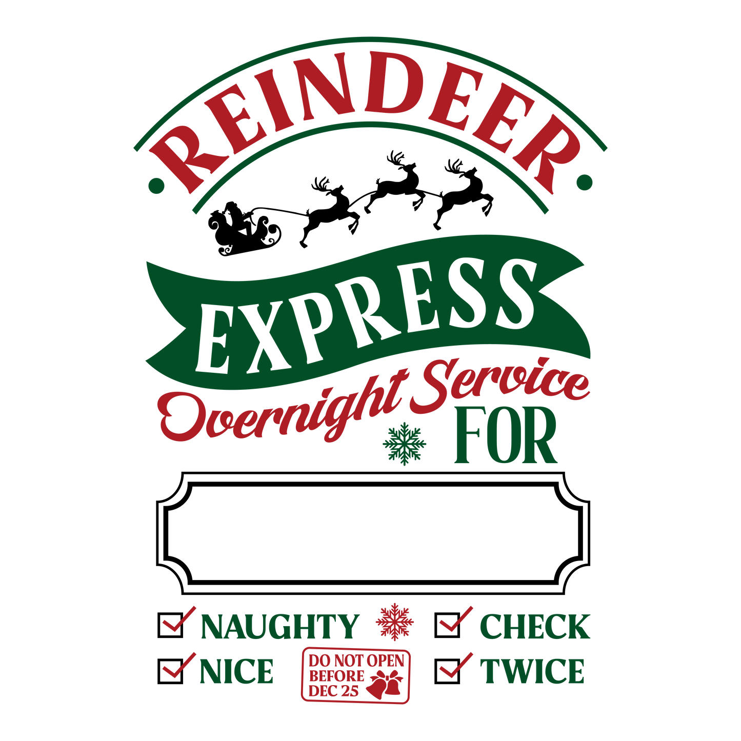 Personalized Santa Sacks