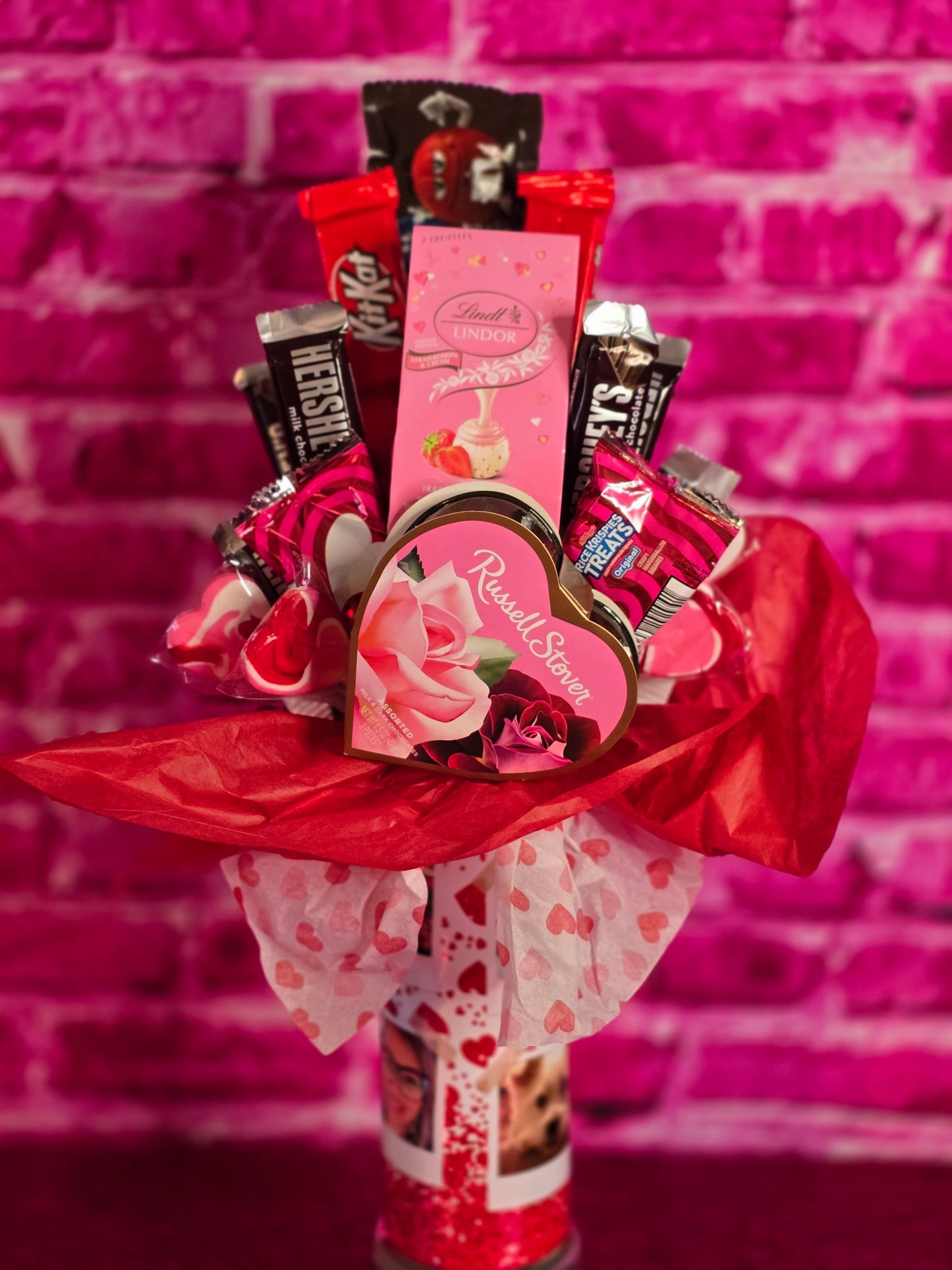 Personalized Tumbler Candy Bouquet