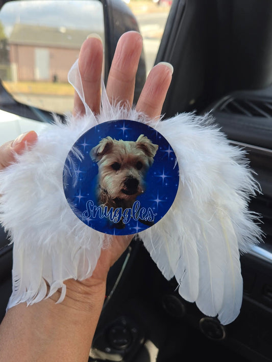 "Angel Memorial Ornament" – Personalized Remembrance Keepsake