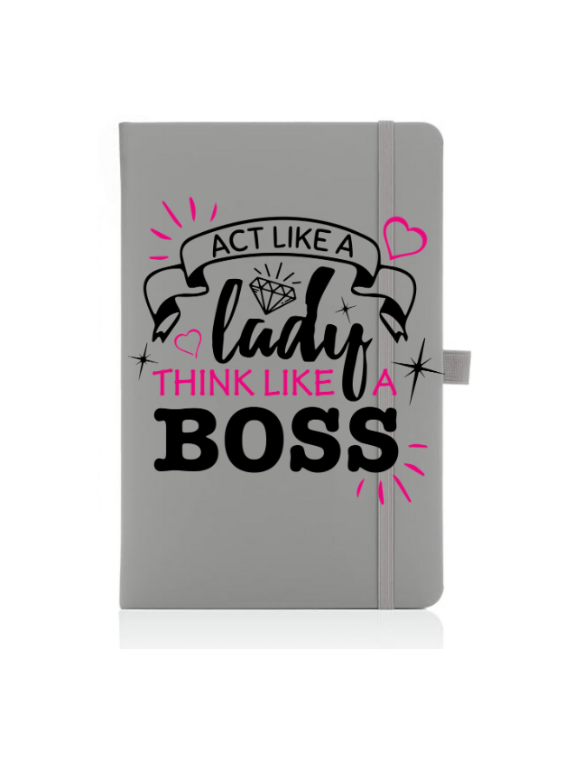 "Act Like a Lady" Blank Notebook