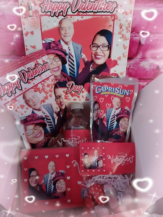 Personalized Valentine's Day Party Favor Box