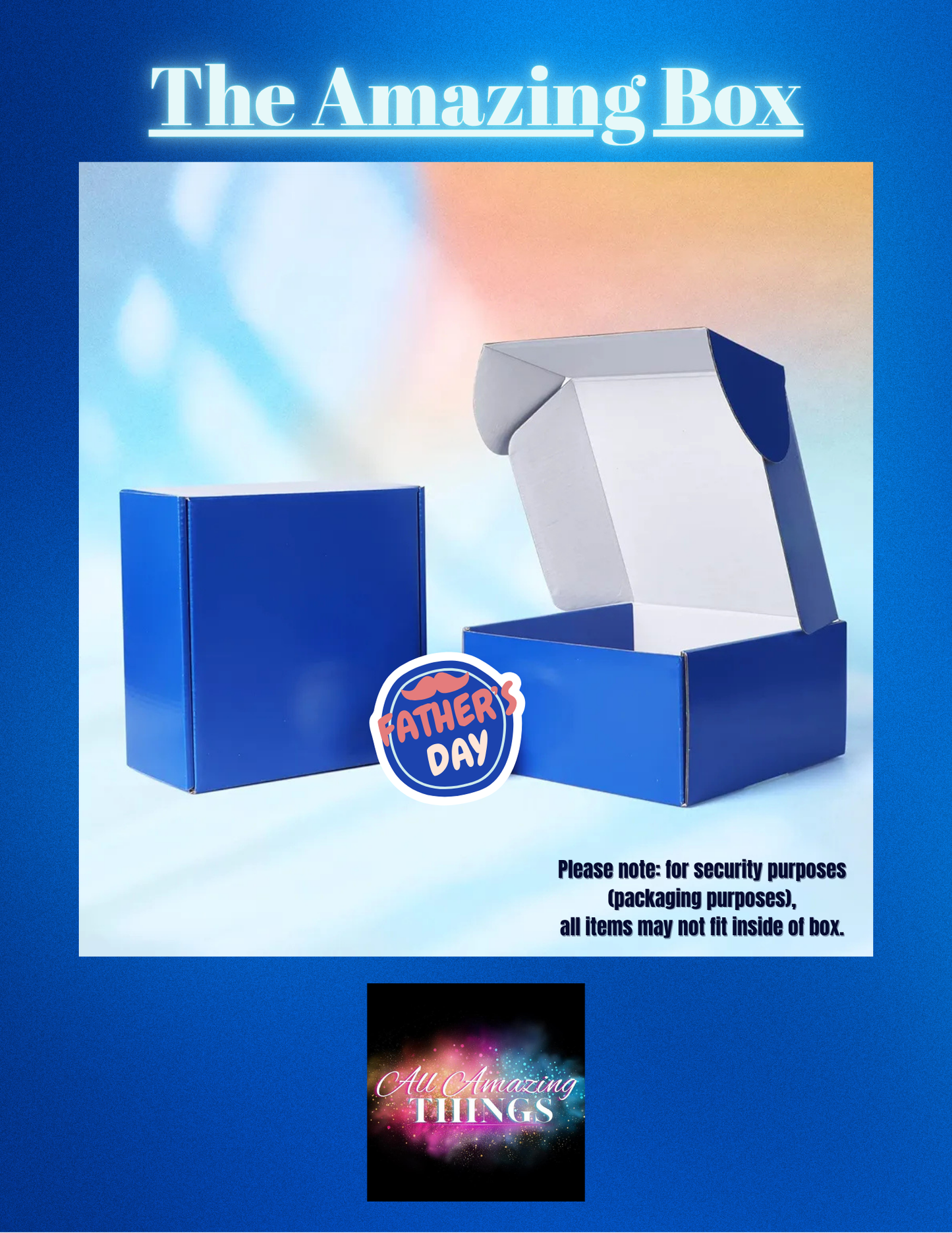 "The Amazing Box" - Father's Day