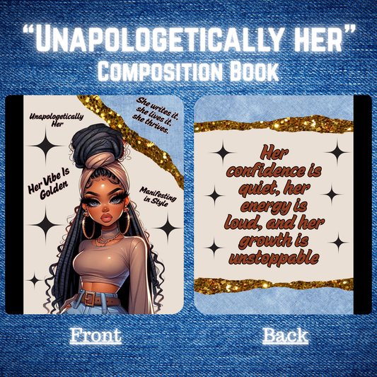 "Unapologetically Her" - Composition Book