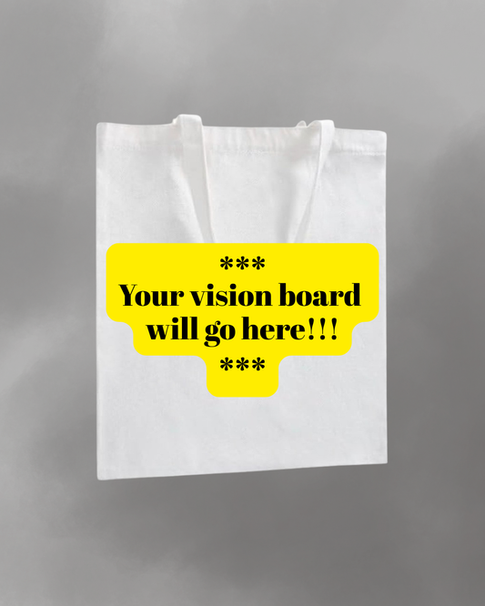 Personalized Vision Board 2026 Tote Bag