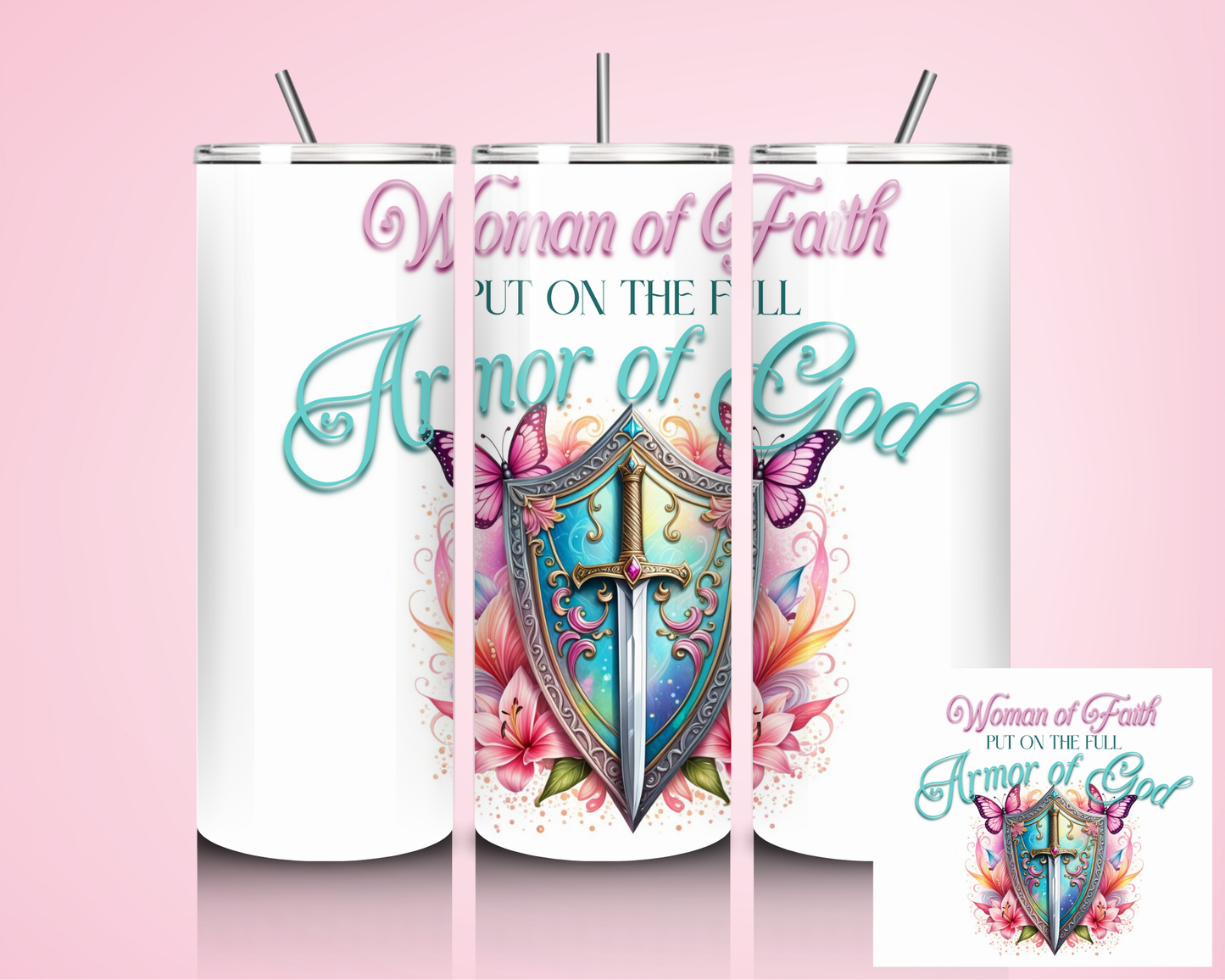 "Woman of Faith" Tumbler