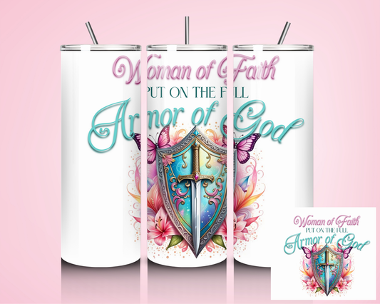 "Woman of Faith" Tumbler