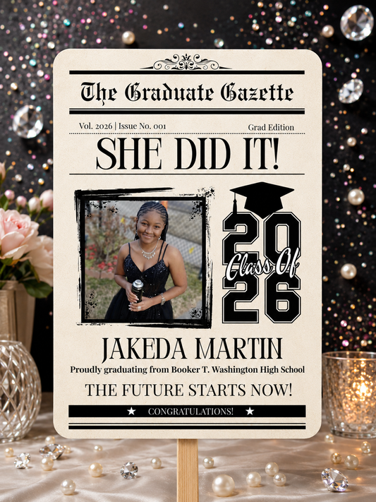 GRAD 2026 FAN NEWSPAPER STYLE